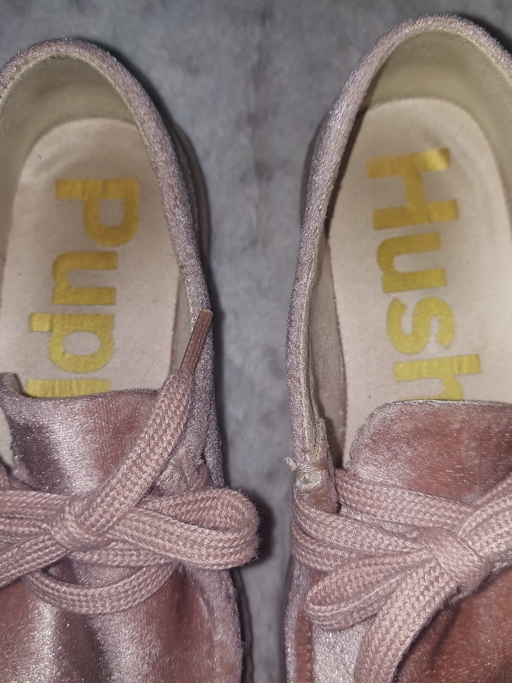 Dr. Scholl's Velvet Platform Lace-Up Shoes